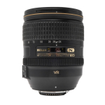 Nikon NIKKOR ED VR standartinis priartinimo objektyvas AF-S 24-120mm f/4G (suderinamas su visu kadru) juoda
