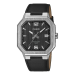 Casio Vyri&scaron;kas Nerūdijančio Plieno 50M Atsparus Vandeniui Analoginis Kvarcinis Laikrodis MTP-B195L-1AV juoda