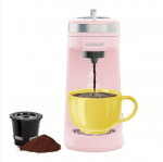 Ne&scaron;iojamas K-Cup kavos aparatas kapsulinis kavos virimo aparatas Espresso Cafetera Universalus superautomatinis kapsulinis kavos aparatas rožinė