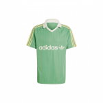Adidas Logo Dry-Fit Polo Laismi trumpomis rankovėmis Mar&scaron;kinėliai Vyri&scaron;ki Vir&scaron;utiniai drabužiai Žalias IR9381 L