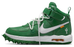 Nike X Off White Air Force 1 Mid Sp Oda 'Pine Green' DR0500-300 36.5