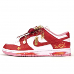 Nike Dunk Pink Dynasty Atsparūs dilimui žemi riedlentės batai Unisex Rožiniai DD1873-112(Team801-) 40