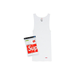 Supreme x Hanes mar&scaron;kinėliai be etikečių (3 pakuotė) 'Baltas' Vyri&scaron;kas SUP-SS20-577 M white