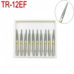 1 pak. Dental Diamond FG didelės spartos &scaron;lifavimo kapos, skirtos poliravimui, lyginamiesiems dantų poliruokliams TR-12EF