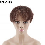 LISI HAIR Moteri&scaron;ki natūralūs perukai 3D oro plaukų priauginimai netikri plaukų segtukai ant plauko papuo&scaron;alo grynos spalvos Auk&scaron;tos temperatūros pluo&scaron;to perukai kasdieniniam dėvėjimui