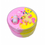 100ml Unicorn Puff Slime plastikinis &scaron;viesus molis spalvingas modeliuojantis polimerinis molis smėlio purus lengvas plastilino guma rankų darbo žaislui