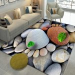 Creative Cobblestone 3D Vision Svetainės sofos kilimas Namų miegamasis prie lovos kilimas Vaikų žaidimai Neslystantis kilimėlis namų dekoravimas 50cm x 80cm