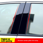 For Nissan X-Trail Rogue 2014-2018 8PCS Polished Pillar Posts Fit  Window Trim Cover BC column