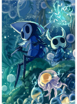 Vaizdo žaidimo Hollow Knight plakatai, atspaudai, drobės tapyba, anime žaidimo sieninis paveikslas &scaron;iuolaikiniam vaikų kambariui, namų dekoravimas 40x60cm No Frame