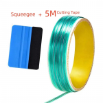 5/10/50M vinilo apvyniojimo pjovimo juosta su grandikliu automatinio lipduko kra&scaron;to detalių juostos dizaino linijos automatinis liejimo įrankis, skirtas plėvelės apvyniojimo juostai S mėlyna/juoda