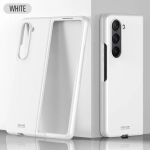 &bdquo;Samsung Galaxy Z Fold 5 4 3 ZFold5 Case Matte&ldquo;, nekenksmingas odai, ypač plonas, sulankstomas, atsparus smūgiams, plastikas, kietas dangtelis For Z Fold 3 juoda