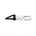 1 vnt. automobilio lipdukai &bdquo;Sline Sign&ldquo; 4WD lipdukas, sparnų lipdukas, emblemos dekoro lipdukas juoda