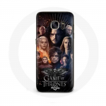 Coque pour Samsung Galaxy S7 Edge Game of Thrones Saison 8 Le Tr&ocirc;ne de Fer L'affiche de L'&eacute;quipage L