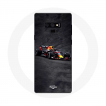 Coque pour Samsung Galaxy Note 9 Formule 1 Max Verstappen F1 noir rouge et jaune