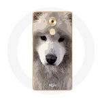Coque pour Huawei Mate 8 Samoy&egrave;de Gris Race de chiens