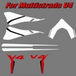 For DUCATI Multistrada V4 v4 Motorcycle stickers are suitabledecorative stickers front body sideways stickers from