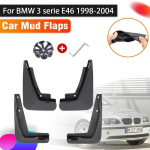 Automobilio 4 vnt. purvasaugiai BMW 3 serijai E46 1998~2005 Priekiniai ir galiniai purvasaugiai Apsauga nuo purslų Automobilio priedai Purvasaugiai
