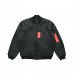 Vyri&scaron;ka laisvo kirpimo tekstūruota bomber tipo striukė Air Jordan 23 Engineered MA-1 Juoda CD5713-010 XL