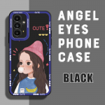 Telefono dėklas Mink&scaron;tas guminis TPU mobiliojo telefono korpusas, pilnas dangtis, fotoaparato apsaugos dizainas, smūgiams atsparus dangtelis, skirtas Samsung Samsung A01 juoda