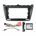 9 colių automobilio radijas, skirtas MAZDA 6 2008&ndash;2012 m. priekinio skydelio prietaisų skydelio komplektui Įdiekite priekinės konsolės rėmelio adapterio plok&scaron;tės apdailos rėmo laidą &bdquo;Canbus&ldquo;
