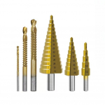 6 vnt. žingsninis grąžtas pjūklo grąžtų rinkinys titano frezavimo pjaustytuvas 4-12 4-20 4-32 mm 3 6 8 mm medžio apdirbimo metalo &scaron;erdies skylių atidarytuvas