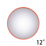 I&scaron;gaubtas veidrodis 17 11/16\ X 3 1/8\ PP ir PC sauga statyti 12 inch
