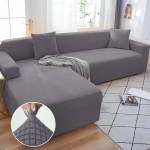 Vienspalviai elastingi sofos užvalkalai svetainei, tamprus užvalkalas fotelis sofos užvalkalas kampas L formos sekcinis sofos apsaugas 3seater190-230cm 1PC