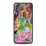 Paris Art mėlyna drugelio gėlė telefono dėklas, skirtas Samsung A12 A32 A50 A70 A20E A20S A10 A10S A22 A30 A40 A42 A52 5G A02S A04s dangtelis Samsung A32 5G