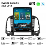 9,7 colio Android automobilio radijas, skirtas Hyundai Santa Fe 2006-2012 2 DIN Tesla vertikalus ekranas Carplay Automatinis radijas Multimedijos grotuvas 2+32GB