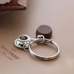 1vnt popietės arbatos kasdienis raktų pakabukas, imituotas mini kavos pupelių metalinis raktų pakabukas, kavos puodelis arbatos puodelis, individualizuotas mai&scaron;elio pakabukas