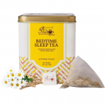 The Indian Chai &ndash; Bedtime Sleep Tea 30 Pyramid Tea Bags with Passion Flower, Valerian Root, Chamomile Flower, Gotu Kola etc for Restful