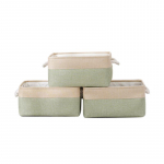 Sulankstomas laikymo krep&scaron;elis namų reikmenims Medvilninė ir lininė dėžutė apatiniams rūbams kojinėms kūdikių žaislai Tvarkyklės priedai 31x21x13cm