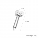 Picos įrankiai Nerūdijančio plieno Picos pjaustyklė Apvali Te&scaron;los Picos peilis Ritinėlis Pjaustyklė Kepimo indai Kepimo įrankiai 055