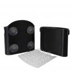 Plaukų rinktuvas, montuojamas ant sienos, Daugkartinio naudojimo plaukų surinkimo dėžutė su siurbtuku vonios kambariui, du&scaron;ui, vonios sienai juoda