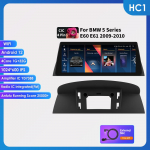 Hizpo 2din Android automobilio radijas Multimedijos vaizdo grotuvas BMW 5 serijai E60 E61 E63 E64 3 serijai E90 E91 E92 E93 Stereo GPS Carplay 4G RDS GPS Stereo DVR HC1 1G 32G