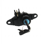 Elektrinis dviračio galinės dėžės užraktas su lengvu montavimu ir apsauga nuo vagysčių. Ergonomi&scaron;ko rakto dizaino motociklo bagažinės užrakto komplektas