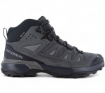 Salomon X ULTRA 360 LEATHER MID GTX - GORE-TEX - Herren Wanderschuhe Trekking Boots 475708 ORIGINAL EU 47 1/3 UK 12 pilka spalva