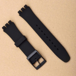 Silikoninis dirželis Swatch Mink&scaron;tas TPU laikrodžio dirželis 17 mm 19 mm guminis dirželis vyrams Moteri&scaron;ka diržo apyrankė 20 mm apyrankė Laikrodžio priedai 17mm