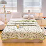 Pavasario vasaros medvilninė antklodė plona antklodė antklodės suaugusiems vaikams karali&scaron;ka antklodė kratinys lovatiesė Prabangi lovatiesė 200x230 cm namų dekoras 200X230cm Thin Quilts žalia
