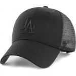 47 Brand Trucker kepurė - BRANSON Los Angeles Dodgers juoda - Vyrams - Beisbolas