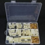 morytrade 250 tipo jungtis mova plok&scaron;čios jungties gnybtai 1 2 3 4 6 8 250-inch 1-12 connectors balta