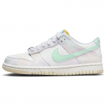 Nike Dunk Low GS Pasteliniai Paisley Vaikų Sportbačiai Balti Fanto Mėtiniai Putų FJ7707-131 35.5