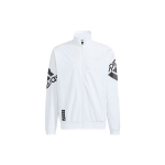 Adidas Spalvų Blokų Didelio Logotipo Užtraukiama Striukė Su Stovu Vyri&scaron;ka Striukė Balta HE7458 XL