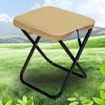 Camping Stool Adults Folding 130 kg Load Bearing Simple Practical x Shaped Frame Fishing Chair for juoda