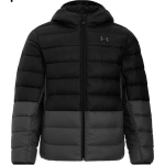 Under Armour Echo Patogus su gobtuvu ilgomis rankovėmis užtrauktuku &Scaron;iltas neper&scaron;lampamas &scaron;varkas Vyri&scaron;kas &scaron;varkas Juodas 1385840-001 XL