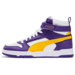Puma Rbd Game Auk&scaron;takulniai sportbačiai Unisex sportbačiai Balti Violetiniai Geltoni 385839-04 35.5
