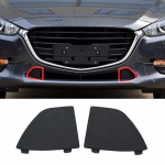 2vnt priekinio buferio apatinių grotelių vilkimo kablio dangtis, skirtas Mazda 3 2017-2018 m.