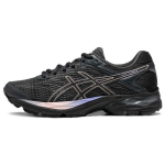 Asics Gel-Flux 4 Patogūs Tinklelio Sintetinės Odos Patvarūs Kvėpuojantys Žemi Atsitiktiniai Bėgimo Bateliai Moteri&scaron;ki Sportbačiai Juodi 1012A523-004 35.5