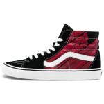 Vans Sk8 auk&scaron;takulniai riedlenčių batai Unisex sportbačiai Juodi Raudoni VN0A4U3C2C5 36.5