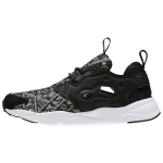 Reebok Furylite Gt Kvėpuojantys Lengvi Žemi Laisvalaikio Batai Moteri&scaron;ki Kedai Juodi Balti Pilki BD4461 35.5